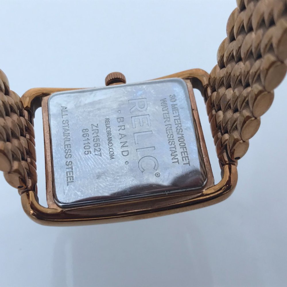 Relic Brand Women Watch Gold Tone Multi Function A - Picture 10 of 10